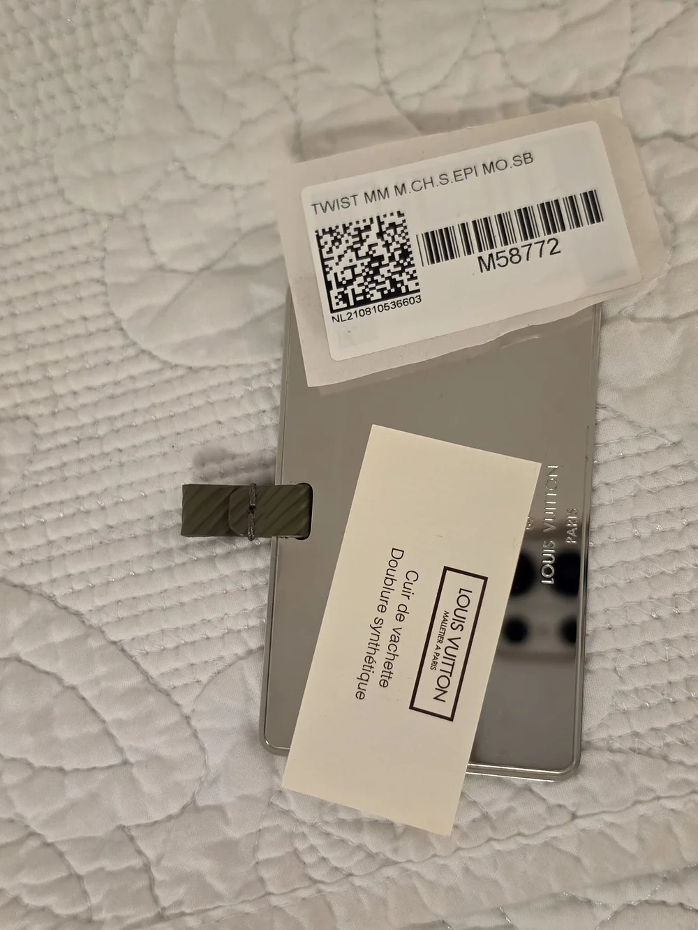 Louis Vuitton Twist Epi Mm Khaki Bag